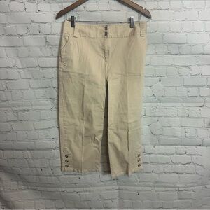 Rafaella Women's Tan Cropped Pants